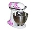 Produktbild Aufkleber für Kitchenaid Küchenmaschine Hibiskus - Kitchenaid 2-SET rosa vinyl