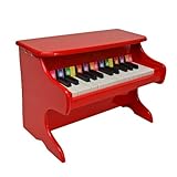 der Klang entspricht nicht dem eines normalen Klavieres sondern dem eines Glockenspiels. Der Anschlag kann nicht in der Lautstärke variiert werden, das ist für kleinere Kinder sehr hilfreich, da sehr schnell die ersten Lernerfolge erzielt werden können