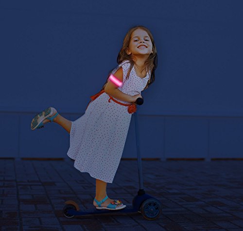 Namsan LED-Licht Armband sicher Walking / Laufen Flashing Schweißband, Nacht Radfahren Jogging Reflektierende Armband verstellbaren Visible Outdoor-Enthusiasten Beleuchtung Hip-Hop Performance Props, 7 Farben erhältlich - 7