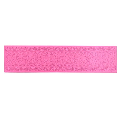 GOOTRADES Silikon Blumen Spitze Eindruck Form, Kuchen Fondant Matte Pad Dekor - 4