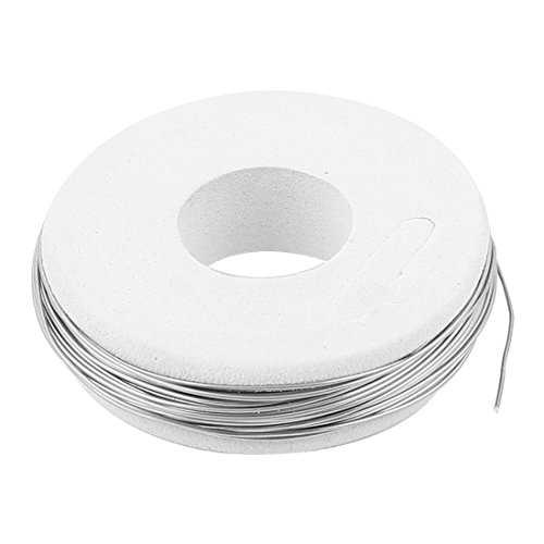 sourcingmap® Nichrome 80 Heizdraht 0,5mm 24 Spur AWG 24.6ft Heizelement Widerstandsdraht