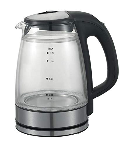 38C Youth CC Bouilloire Acier Inoxydable 1.5 litres Filtre Anti-calcaire Enroulement de cble Indicateur Lumineux Arrt Automatique Protection Contre a surchauffe 1500 Watts