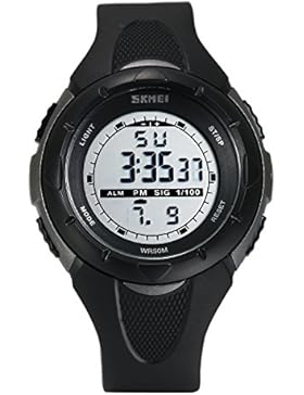 Sportuhr Kinder Uhren für Jungen wasserdicht Armbanduhr , LANCARDO LED Outdoor digitale Kinderuhr mit Kalender...