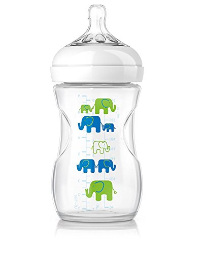 Philips Avent Elefanten Geschenk – Naturnah Flasche, 2 Beruhigungssauger, Schnullerkette - 2