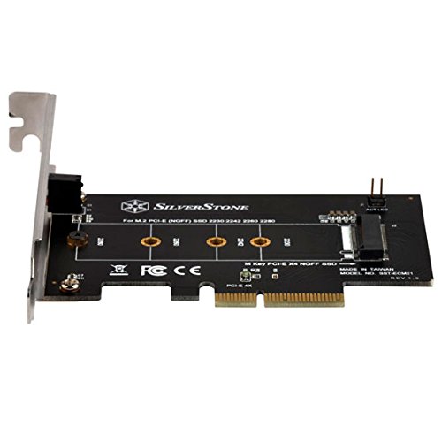 SilverStone SST-ECM21 – PCI-E Erweiterungskarte PCI-E x4 zu M.2 (NGFF) - 3