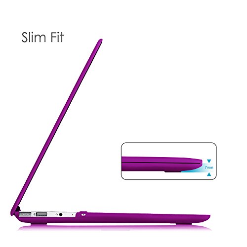 Fintie H  lle f  r MacBook Air 13 - Ultrad  nne Hochwertige Matt Gummierte Hartschale Tasche Schutzh  lle Snap Case f  r Apple MacBook Air 13 3 Zoll  
