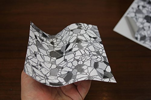 30 stück Fliesenaufkleber für Küche und Bad (Tile Style Decals 30xTP 10 – 6in- Grey Scale) | Mosaik Wandfliese Aufkleber für 15x15cm Fliesen | Fliesen-Aufkleber Folie | Deko-Fliesenfolie für Küche u. Bad (15cm – 30 stück, Graustufen) - 2