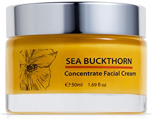 Verde queratina mar Buckthorn en crema para la cara