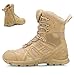 Produktbild Sallypan Militärische Kampfstiefel,Army Desert Combat Jungle Patrol Herren Stiefel Langlebige Rutschfeste Atmungsaktive Wanderschuhe,Sand,43
