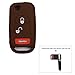 KMH Silicone Key Cover for Mahindra Bolero 3 Button Flip Key (Brown) RS.286.00