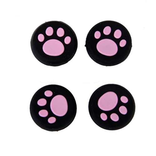 4pcs Analog Silicone Thumb Stick Grip Cap Cover Joystick Replacement for PS2 PS3 PS4 Pro Slim XBOX ONE 360 XBox One Elite S Wii U Thumbsticks Caps