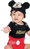 erdbeerloft - Unisex - Baby Karneval Kostüm Mickey Mouse , Mehrfarbig, Größe 74-80, 9-12 Monate
