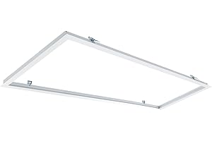 LEDKIA LIGHTING - Cornice a Incasso per Pannelli LED 120x30 cm | Alluminio Resistente | Ideale per Interni IP20 | Installazione Facile | Bianco, 1 Unità