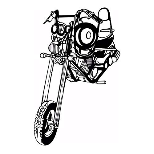 LSFHB Heavy Duty Moto Sticker Autocollant De Voiture Classique Affiche Vinyle Sticker Autobike Décoratif Murale Moto Autocollant   58x93 cm