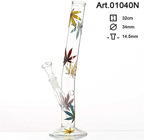 HANGOVER MULTI LEAF GLASS BONG- H:32CM - Ø:34MM- SOCKET:14.5MM (01040N)