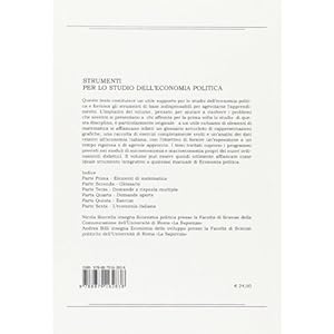 Strumenti per lo studio dell'economia politica