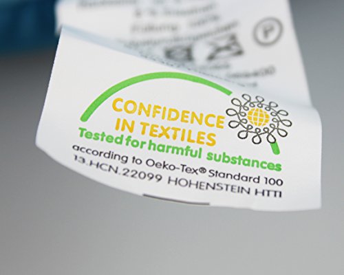 Luxus – Relaxing – Nackenhörnchen / Nackenstütze – ohne lästiges Aufpusten – mit hautsympathischem Softplüsch / Feingewebe – Bezug (Ökotex Standard) und angenehmer Füllung – universell einsetzbar, stützend und praktisch für Reise , Flug , Auto – Fahrt und viele Gelegenheiten – schöne Farben – Auswahl und eine tolle und hochwertige Geschenk – Idee – NEU (Modell B : Grün) - 8