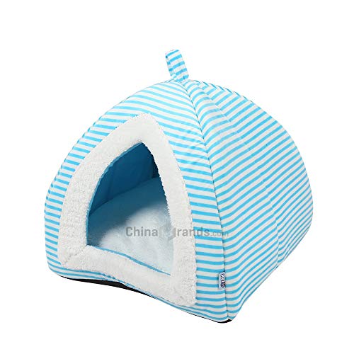 Maison De Rangement Pliable Et Chaude Pour Animal Domestique M Blue Ivy