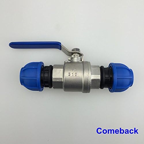 Control OFF-ON By ball Valve Fast Fittings Pneumatic Fitting Connections for Compressed Air Piping Systems ACCESSORIES FITTINGSD20 G1