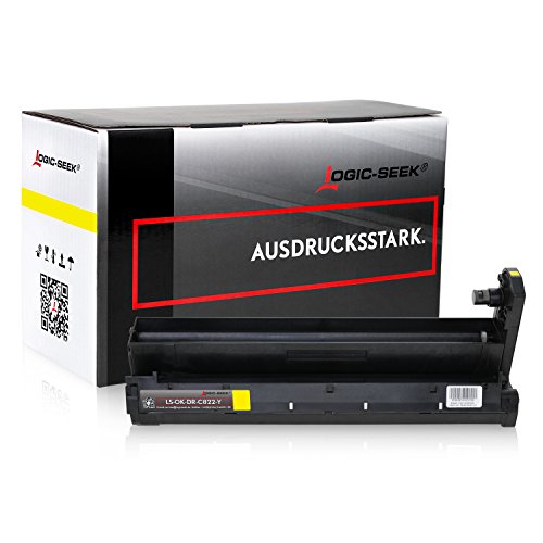 Logic-Seek Trommel kompatibel zu OKI C822 Series C831 Series C841 - Yellow
