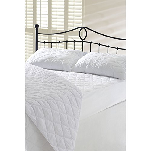 Beddingbyanna EXTRA DEEP 30 cm (12 Inch) LUXURY QUILTED POLY COTTON FITTED HOTEL QUALITY MATTRESS PROTECTOR 115GSM FILL : KING