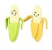 Homgaty 2X Cute Banana Fruit Style Pencil Rubber Erasers Wiper Cleaner