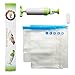 Produktbild AIDOUT Food Vacuum Sealer - Sous Vide Foodsaver Storage Bags with Hand Pump - Reusable, Practical, Easy to Use, Environmental Friendly, Keep Food Fresh and Tasty Set of 5
