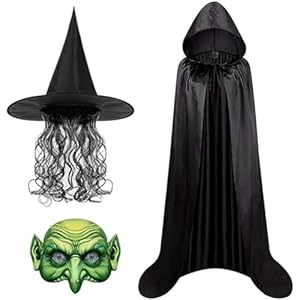 Halloween Disfraz de Bruja con
