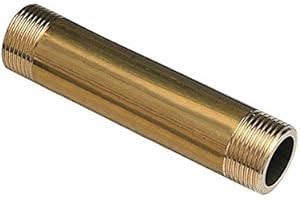 Arcanaute - Tube et allonge de compteur - Tube attente laiton 170mm - Mâle (20/27) 3/4"