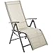 Produktbild Ultranatura Aluminium Relax-Sessel mit Armlehne, Korfu-Serie, grau/beige, 73 x 60 x 112 cm