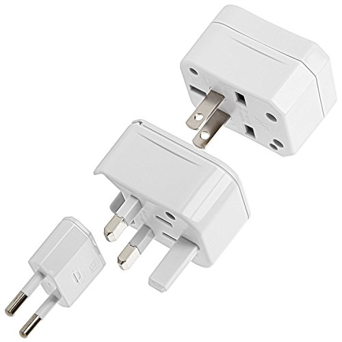 INIBUD Universal Reiseadapter kompakt Immer die passende Steckdose auf Reisen dabei! Für USA, China, Japan, Kanada, Australien, UK GZRA-MG0054-01601YR - 4