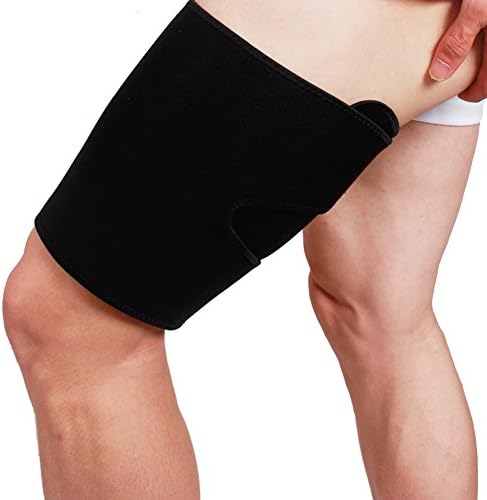 Anera Hamstring Compression Wrap - Pulled Hamstring Strain Support for Injury - Torn Hamstring Brace for Tendinitis Leg Pain Muscle Pull or Strain Soreness - Neoprene Compression Sleeve