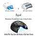 MelodySusie® Pro60W Nail Lamp - Mixed LED&UV Lamp Beads Quick Curing ALL LED UV Gel Polish - Smart Sensor Design and With Timer Setting 15s/30s/45s/60s