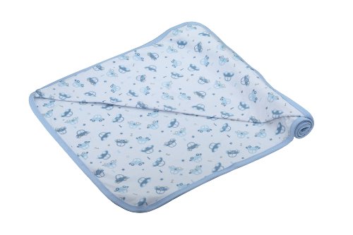 BABYTOWN Baby Girls Boys 100% Cotton Wrap Blanket Shawl Jersey Printed Cute