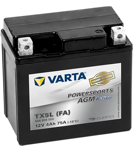 Fulbat FTX5L-BS GEL Motoraccu - 12V 4.2Ah - VRLA - Onderhoudsvrij - Direct Klaar Voor Gebruik - 113x70x105 Mm - Voor Motor En Scooter