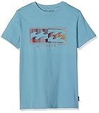  BILLABONG Inversed SS Boy Camiseta, Azul (Aqua Blue 529), años (Tamaño del Fabricante:12) para Niños