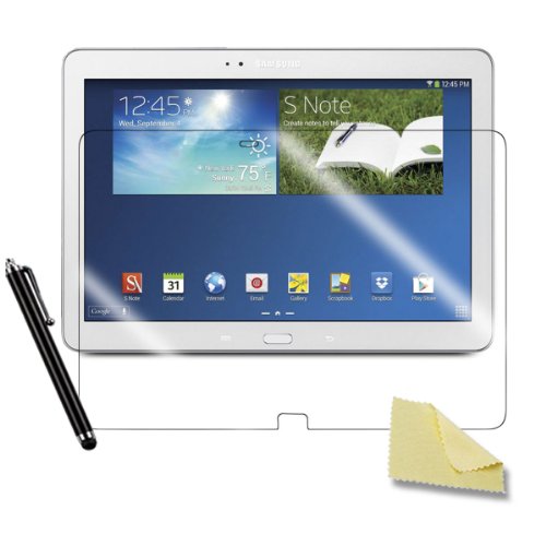 3in1 SET 360   Note 2014 Edition 10 1 H  lle   Folie   Pen Samsung Galaxy Note 10 1 SM P600 P605 Tasche Etui  Dunkelblau 