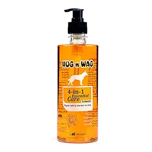 Hug N Wag 4-in-1 Essential Care Shampoo for Dogs, 500 ml