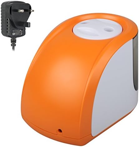 Electric Pencil Sharpeners with 2 Holes 6-8mm Both Power Cord and Battery Opreat for Colored Pencils