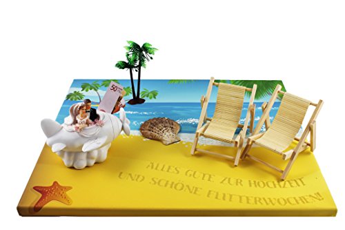 Geldgeschenk-Dekoset „Hochzeit und Flitterwochen“ – für Geldgeschenk zur Hochzeit - 2