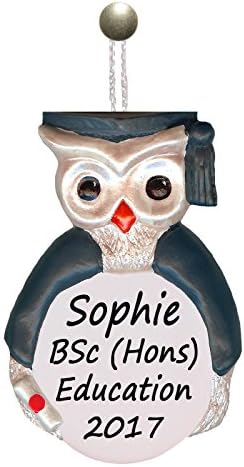 Graduation Owl Plaque, Personalised Gift by Truly for You