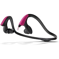 Energy Sistem Run Two - Auriculares de contorno de cuello, color rosa