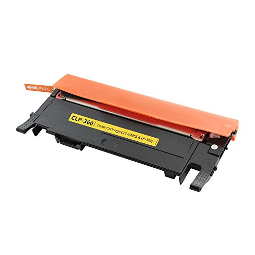 V4INK Toner ersetzt Samsung CLP360/CLP365 für LS-CLT-K406S, LS-CLT-C406S, LS-CLT-M406S, LS-CLT-Y406S, CLX-3300, CLX-3305, CLX-3305FN, CLX-3305FW, CLX-3305W Drucker 1000 Seiten für Gelb, 1 Stück - 2