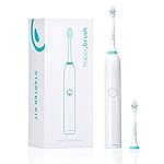 happybrush elektrische Schall-Zahnbürste mit Vibrations-/Schall-Technologie - Power-Akku StarterKit (weiß)