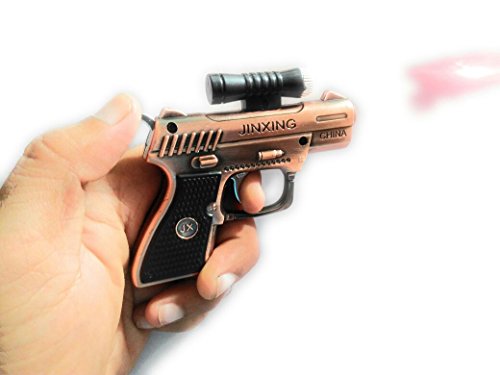 Supermall New Imported Mini Gun Shaped Cigarette Lighter Premium Quality Stylish Refillable Cigarette Lighter with Red Laser RS.499 (62.00% Off) - Amazon