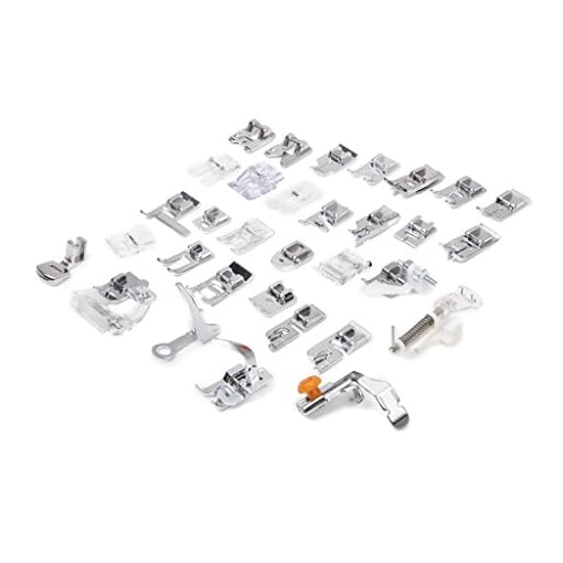 Imported 32 Sewing Machine Presser Foot Kit fit for Brother Singer Janome (Silver) - Image 10
