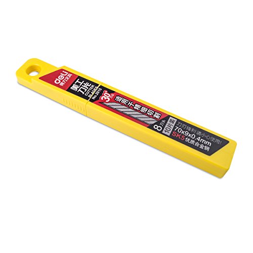 Deli SK5 30° 50x Klingen, 9mm – für Folierer- Grafikmesser / Folienmesser / Car wrapping knife, Cuttermesser - 5