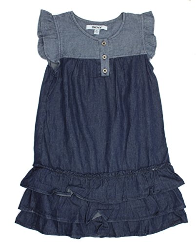 cap sleeve denim dress