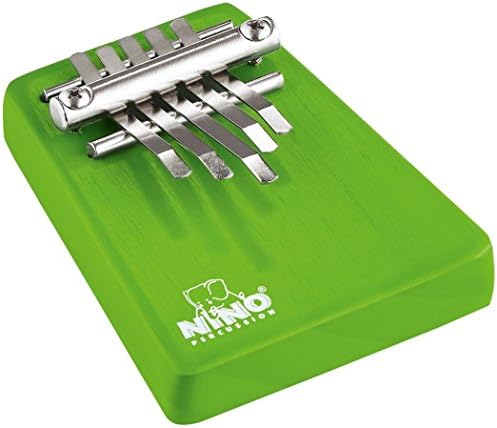 Nino PercussionWood Kalimba Green, Small - g#'''/f'/ f''/c''' (NINO963GR)