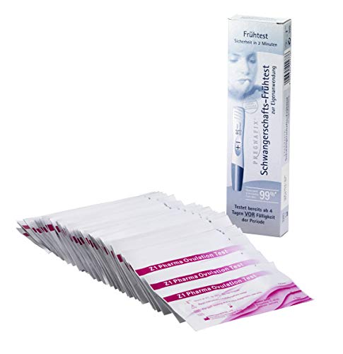 50x Z1 Pharma Ovulationstest 10mIU/ml + 1x Pregnafix Schwangerschafts-Frühtest